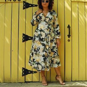 H&M Floral Wrap Dress